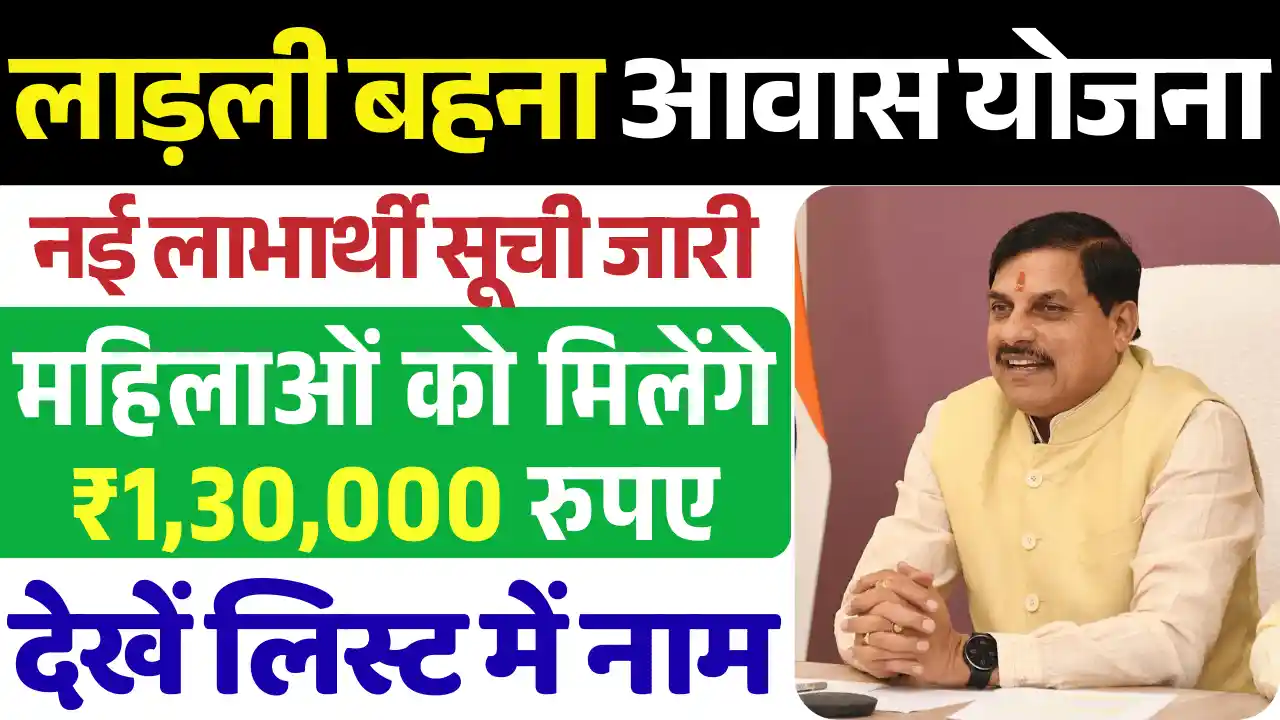 Ladli Behna Awas Yojana List, लाड़ली बहना आवास योजना नई लिस्ट